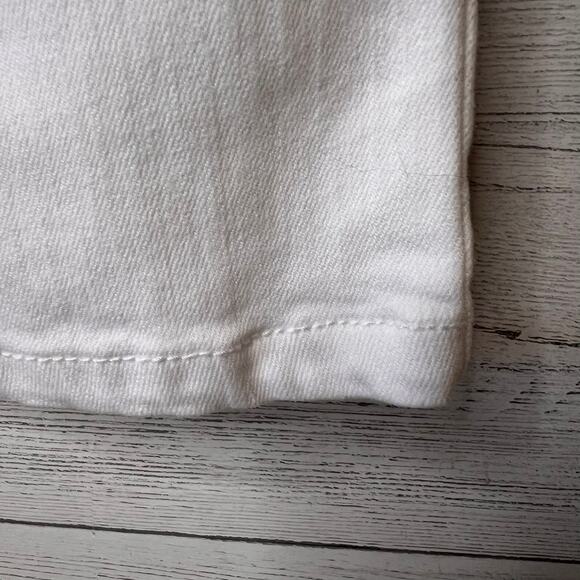 J Jill Jeans Womens Size 6 White Authentic Fit Slim Ankle Denim Cotton Stretch - Picture 5 of 16